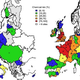 Contamination map of Europe